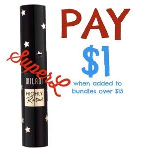 $1 NEW Milani HIGHLY RATED 10-IN-1 VOLUME MASCARA BLACK